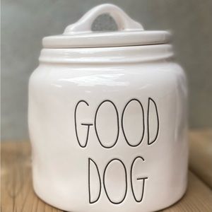 Doggy cookie treat jar